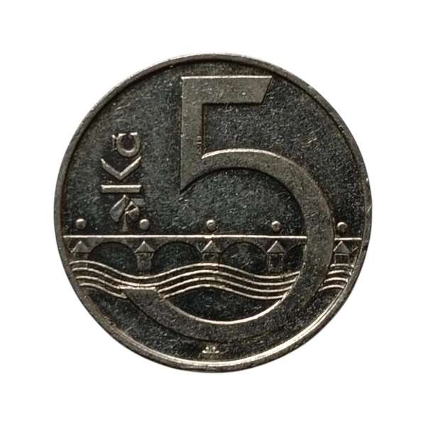 2002 Czech Republic - 5 Korun Coin