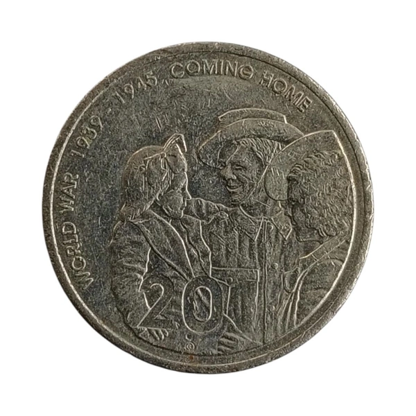 2005 Australia 20 Cents Commemorative Coin - World War II - Coming Home