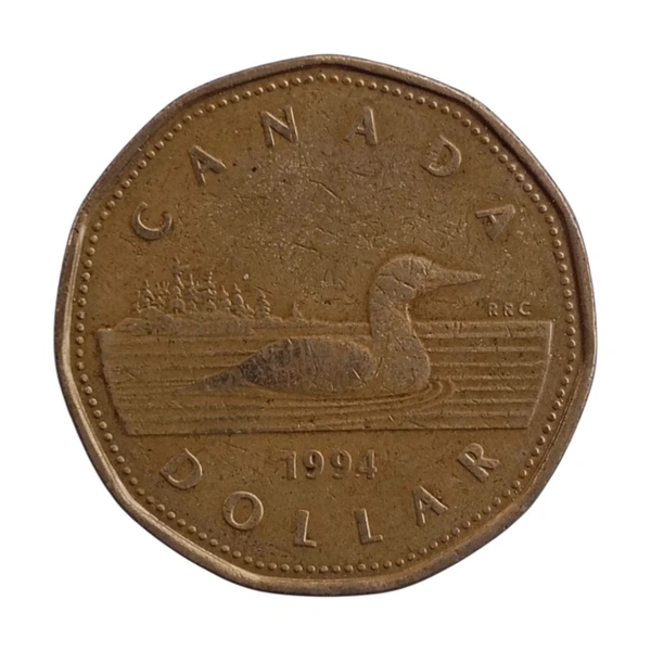 1994 Canada 1 Dollar Coin - 3rd Portrait 