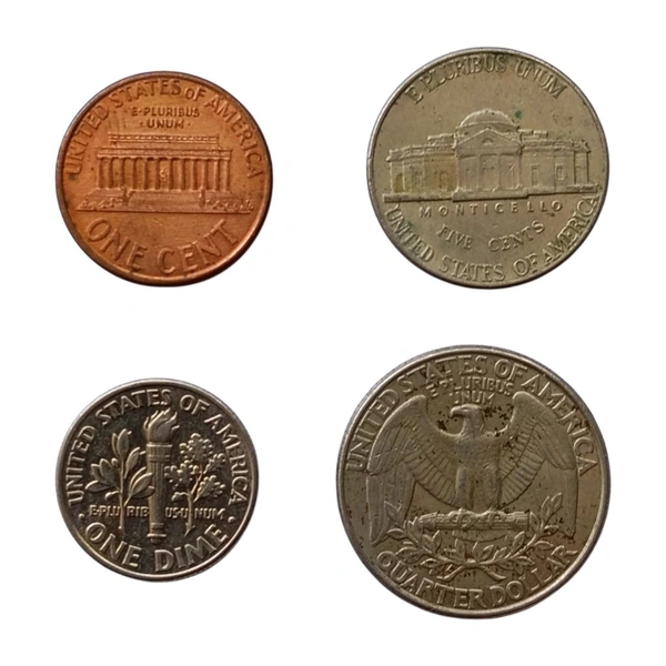 USA 4 Different Coins Set