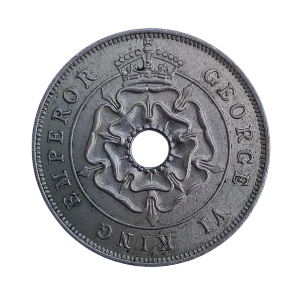 1937 Southern Rhodesia 1 Penny - George 6th King