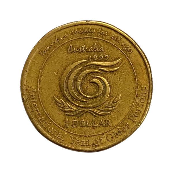 1999 Australia 1 Dollar - Commemorative Coin - International Year of Older Persons