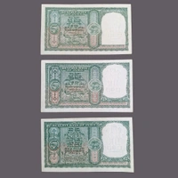 All 3 Signature Set of GEM UNC Notes - Fafda 5 Rupees Notes