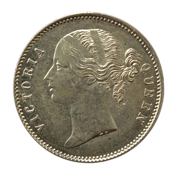 GEM UNC 1840 1 Rupee Coin - Victoria Queen