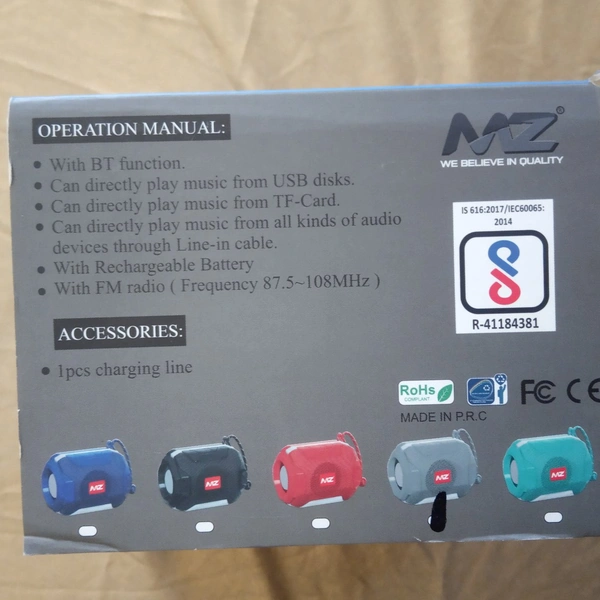 MZ Bluetooth Speaker - Red