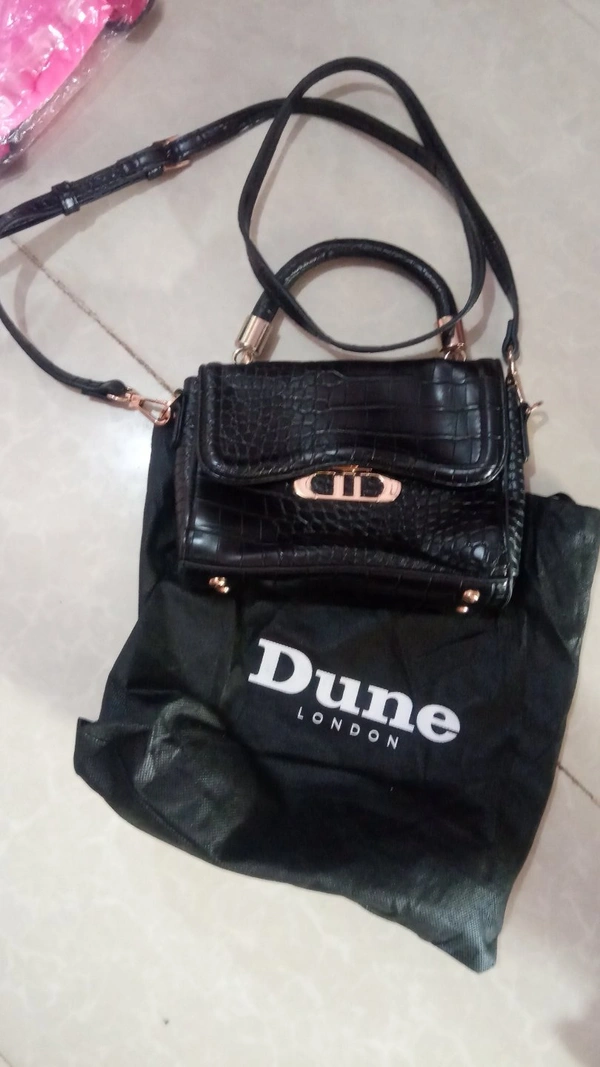 Dune London Leather Bag - Black, Small