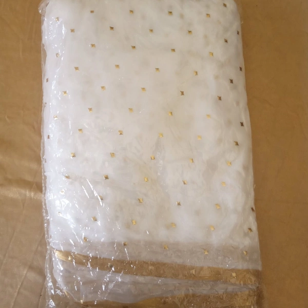 Star Saree - White