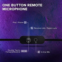 JBL Jbl C100Si Jbl Pure Bass Sound, One Button Multi-Function Remote, Angled Buds Wired In Ear Earphones With Mic For Comfort Fit (Black) - Black