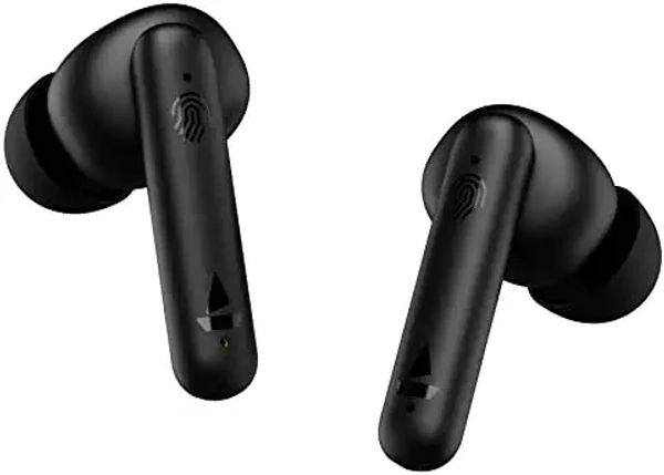 BoAt boAt Airdopes 141 True Wireless Earbuds with 42H Playtime, Beast™ Mode(Low Latency Upto 80ms) for Gaming, ENx™ Tech, ASAP™ Charge, IWP™, IPX4 Water Resistance, Smooth Touch Controls(Bold Black) - Black