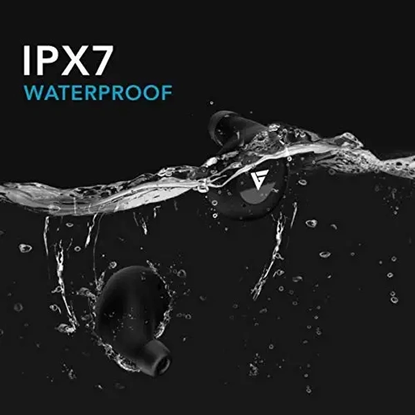 AirBass Boult Audio AirBass PowerBuds with Inbuilt Powerbank, 120H Total Playtime, IPX7 Fully Waterproof, Lightning Boult Type-C Fast Charging, Low Latency Gaming, TWS Earbuds with Pro+ Calling Mic (Black) - Black