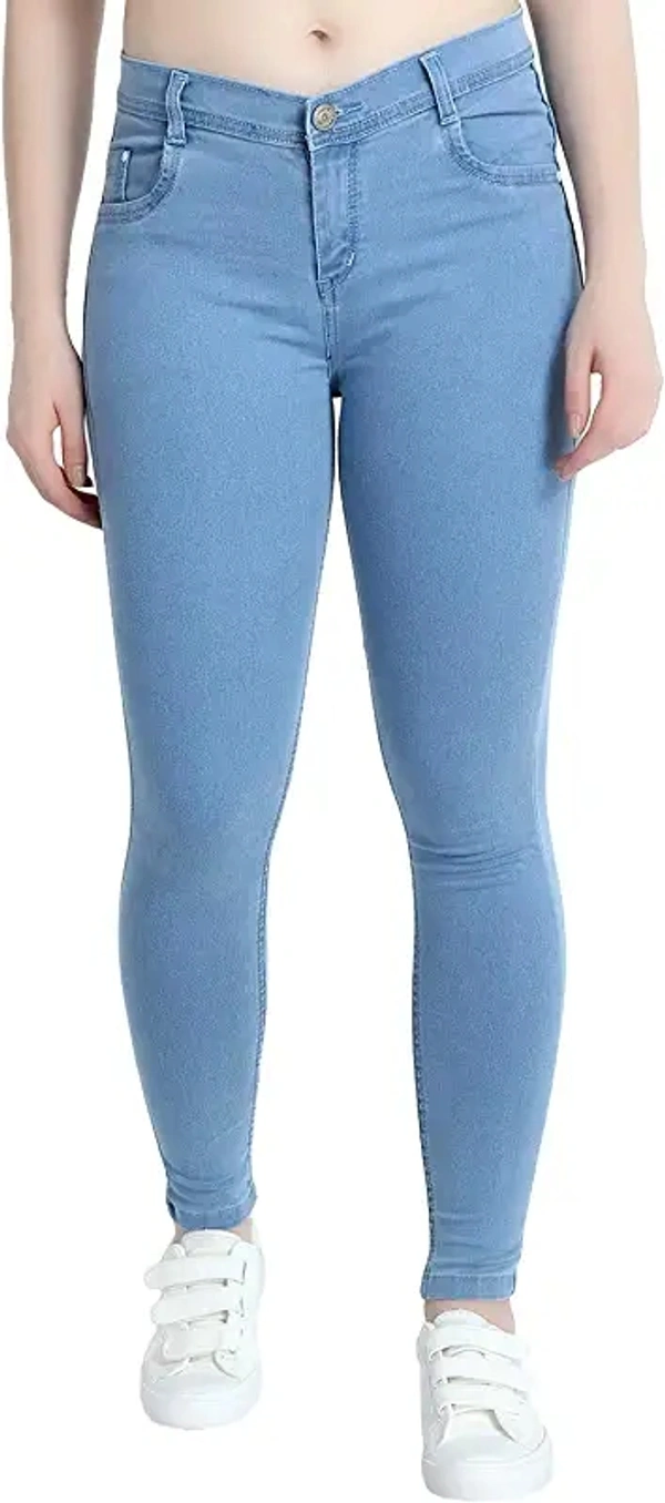 KYAGI Cotton Jeans for Womens & Girls Regular Fit Stylish Jeans Pant - Melrose, 28 30 32 34 36 38 40