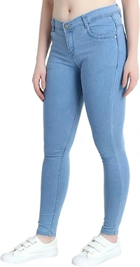 KYAGI Cotton Jeans for Womens & Girls Regular Fit Stylish Jeans Pant - Melrose, 28 30 32 34 36 38 40