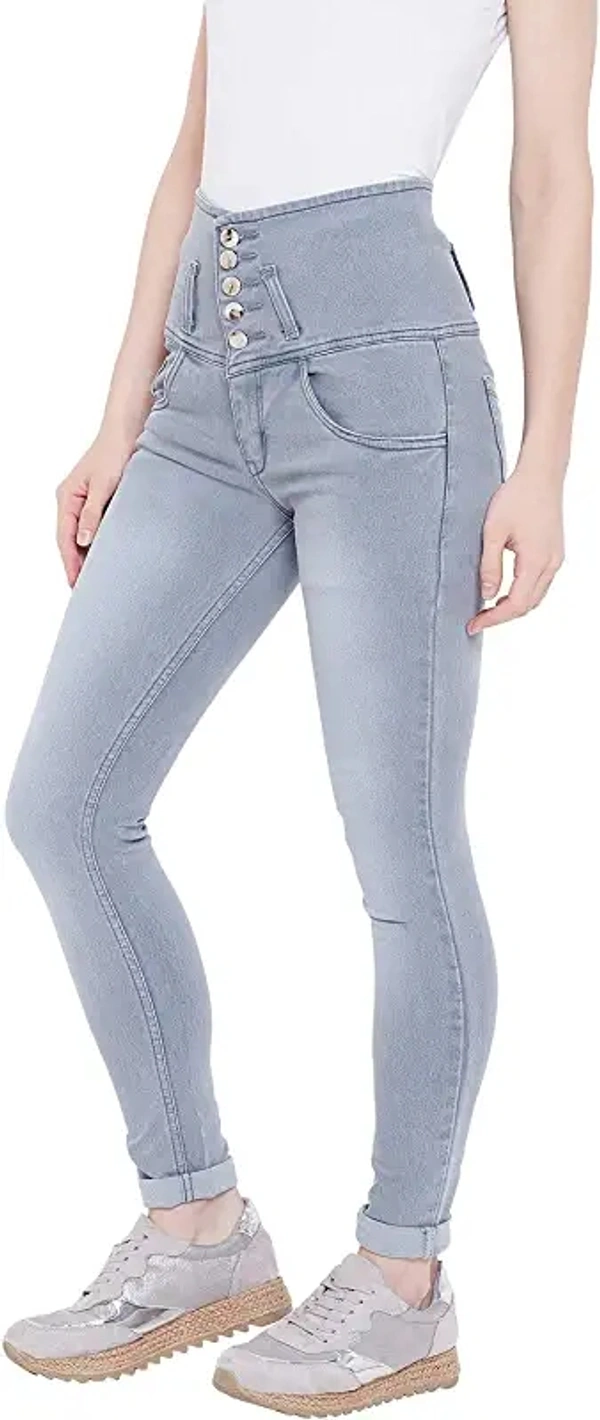 Nifty Women's Slim Fit Jeans - Periwinkle, 28 30 32 34 36 38 40
