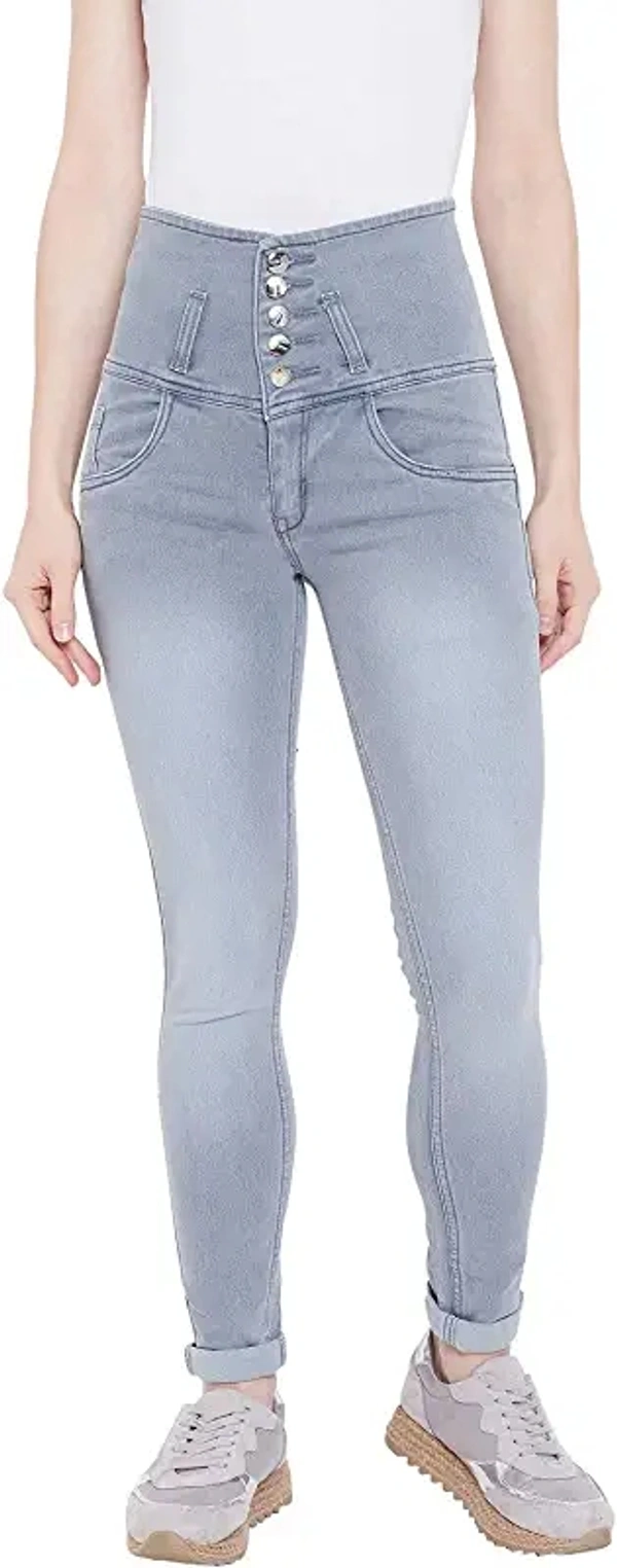 Nifty Women's Slim Fit Jeans - Periwinkle, 28 30 32 34 36 38 40