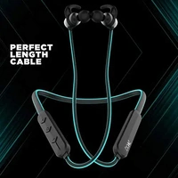 BoAt boAt Rockerz 255F Sports Wireless Headset with Super Extra Bass, IPX5 Water & Sweat Resistance, Qualcomm Chipset and Up to 6H Playback(Ocean Blue) - Black