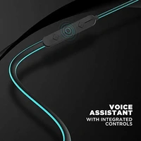 BoAt boAt Rockerz 255F Sports Wireless Headset with Super Extra Bass, IPX5 Water & Sweat Resistance, Qualcomm Chipset and Up to 6H Playback(Ocean Blue) - Black