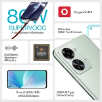 OnePlus Nord 2T 5G (Jade Fog, 8GB RAM, 128GB Storage) - Periwinkle