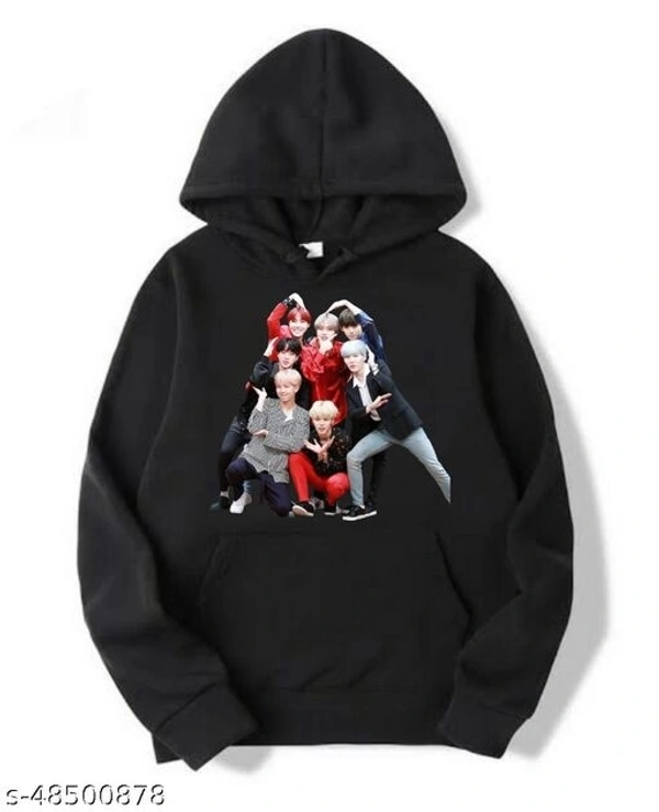 Hoddies For Women  - Black, Member Printed, XS