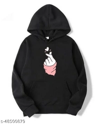 Hoddies For Women  - Black, Member Printed, XS