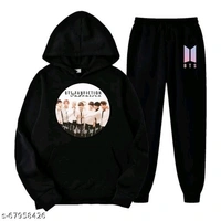 Tracksuit For You - Black, XS, BTS Logo
