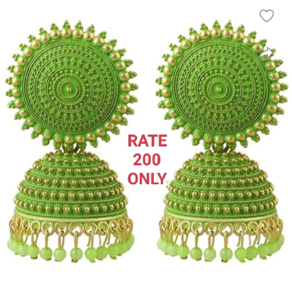 JHUMKA - Green
