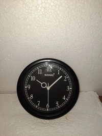 Wall Clock  - Brown, 10 Inch