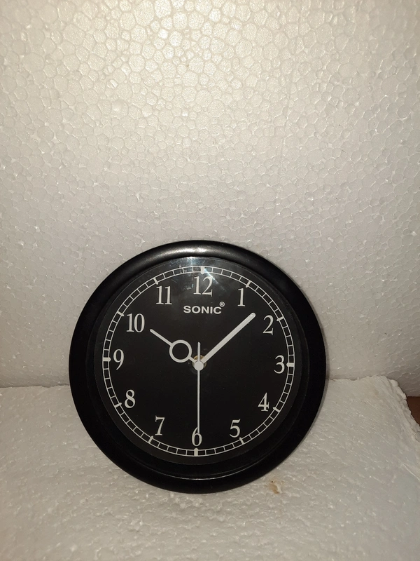 Wall Clock  - Brown, 10 Inch