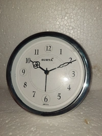 Wall Clock  - Brown, 10 Inch