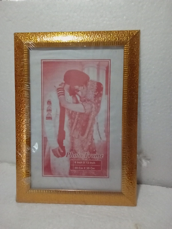 Couple Photo Frame - Nutmeg Wood Finish, A4