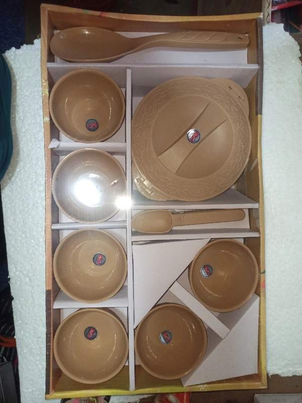 Bowl Set Of 6 With Spoon And Big Bowl - Rusty Nail