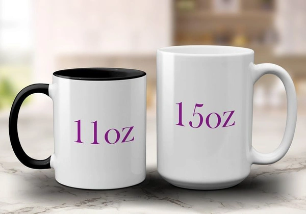Printed Customized Coffee Mug - Red, 9x21 Cm