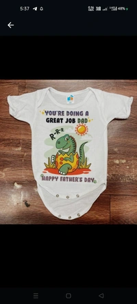 Baby Romper - White, 9-12 Months Child