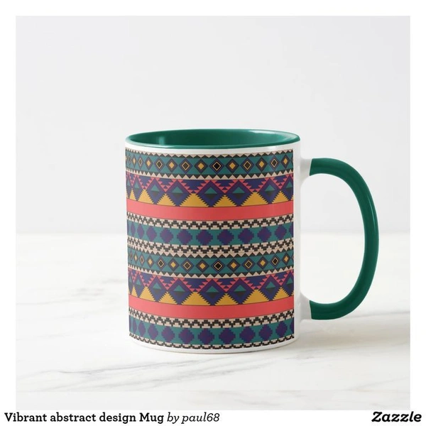 New Designed Inner Color Mug , Also Available With Your Photo & Design - Black, Coffee Mug