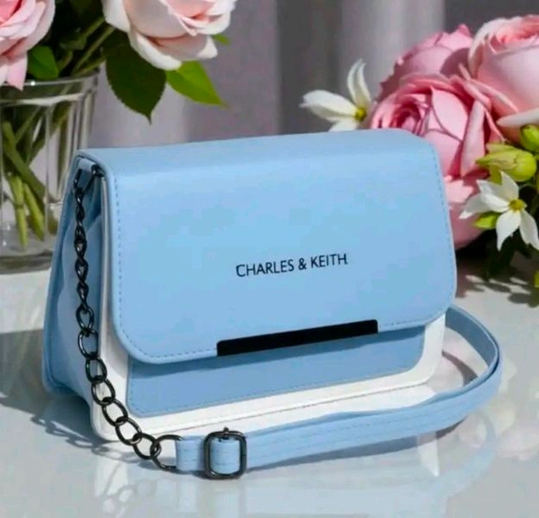 CHARLES AND KEITH CROSSBODY SLING BAG - Black