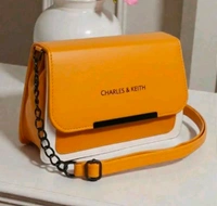 CHARLES AND KEITH CROSSBODY SLING BAG - Black