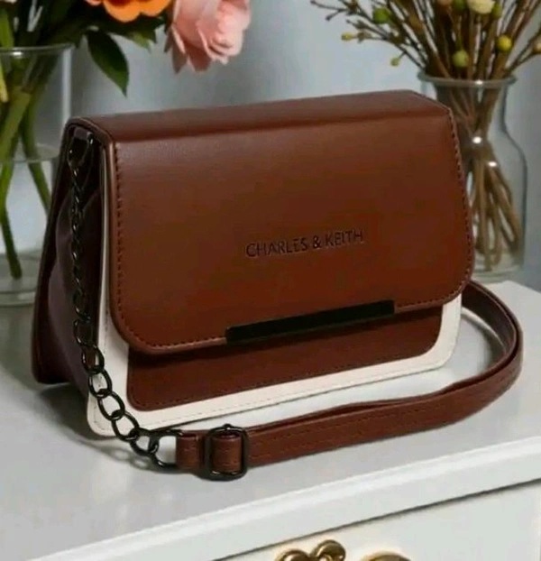 CHARLES AND KEITH CROSSBODY SLING BAG - Black