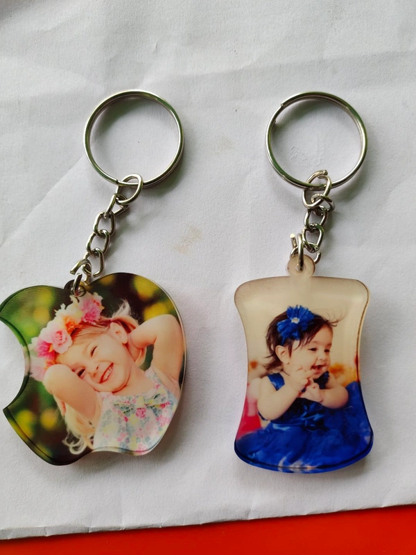 Acrylic Key Chains  - White