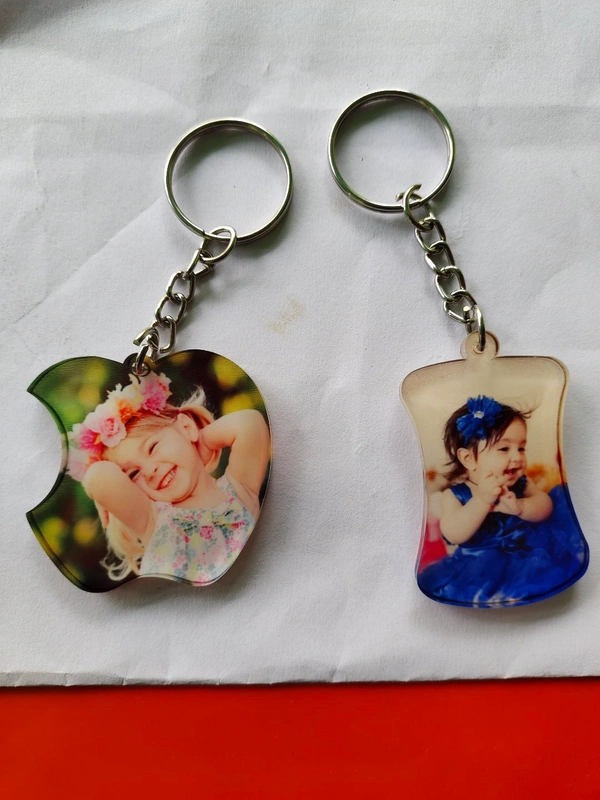 Acrylic Key Chains  - White