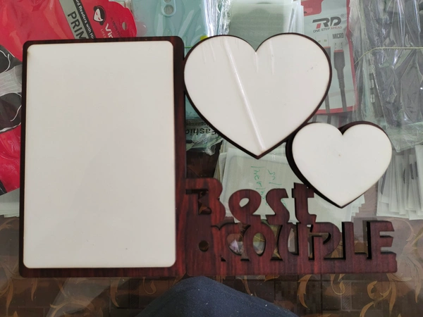 Best Couple Mdf Frame  - Brown, 8*12