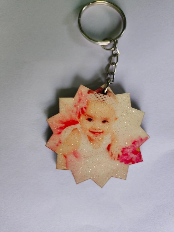 Mdf Woorden Key Chains  - Brown