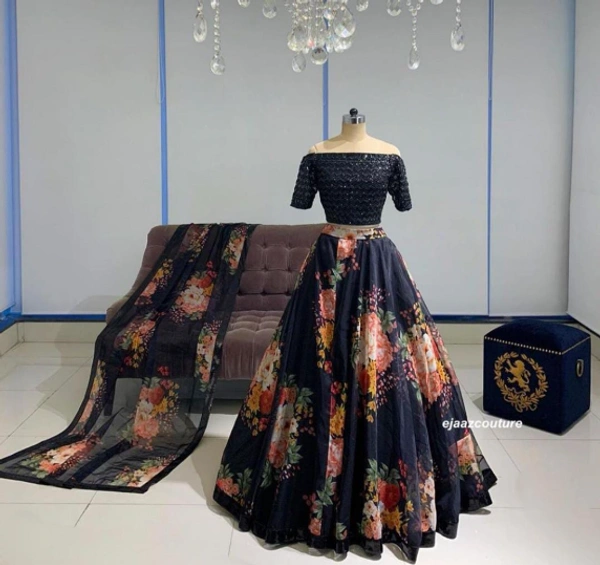 FLORAL GRACE FULL LEHANGA
