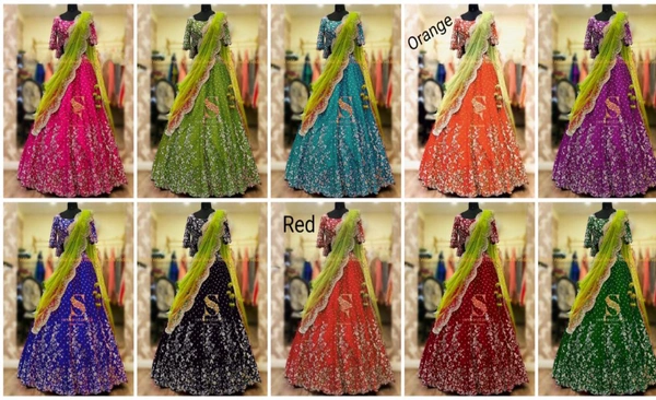 DESIGNER BOLLYWOOD LEHENGA CHOLI - XXL, Pink