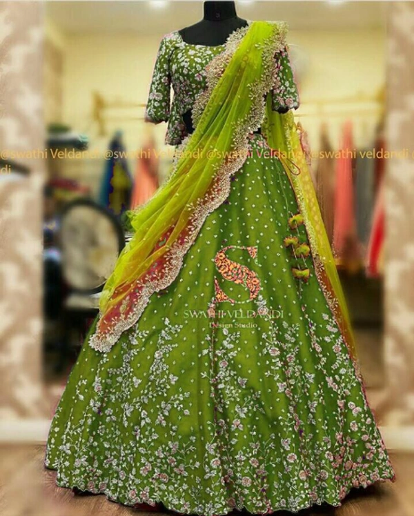 DESIGNER BOLLYWOOD LEHENGA CHOLI - XXL, Pink