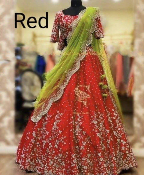 DESIGNER BOLLYWOOD LEHENGA CHOLI - XXL, Pink
