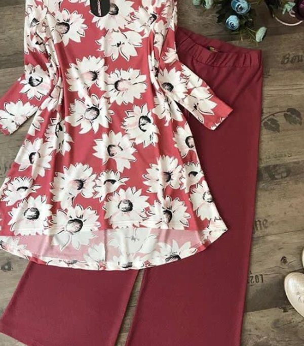 Cotton with digital print - RED, L-40