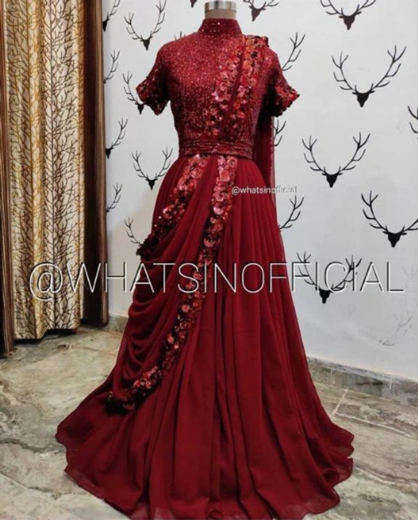  NEW FANCY WORK WITH EMBROIDRY WORK LAHENGA CHOLI WITH DUPATTA