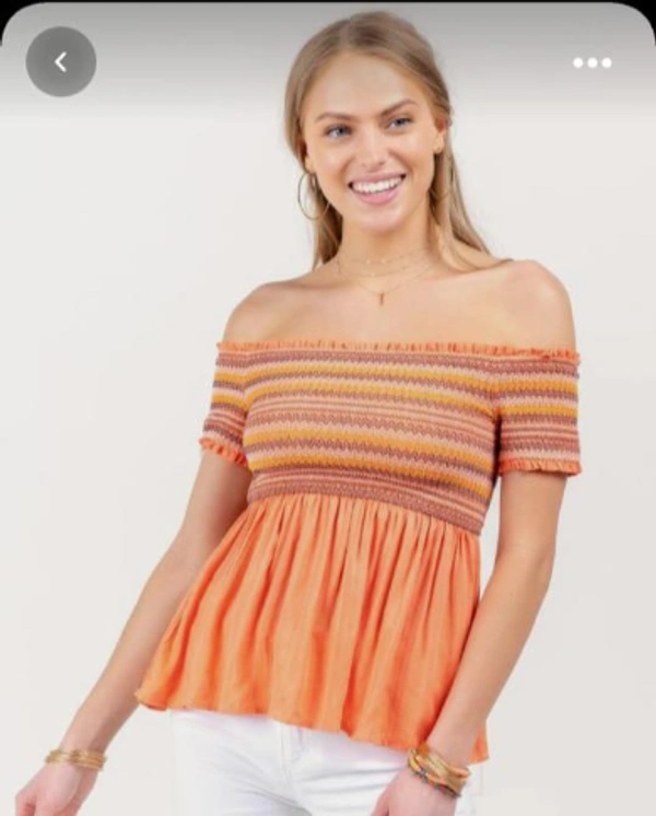 Off shoulder top