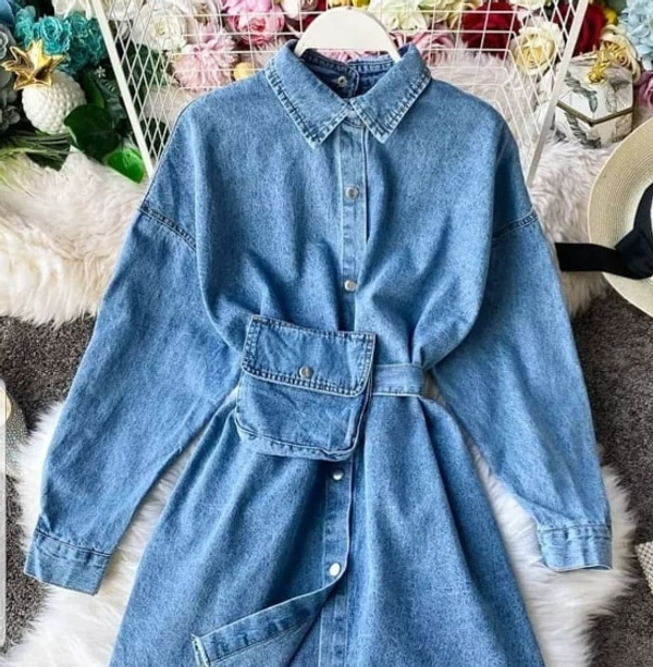 DENIM DRESS 