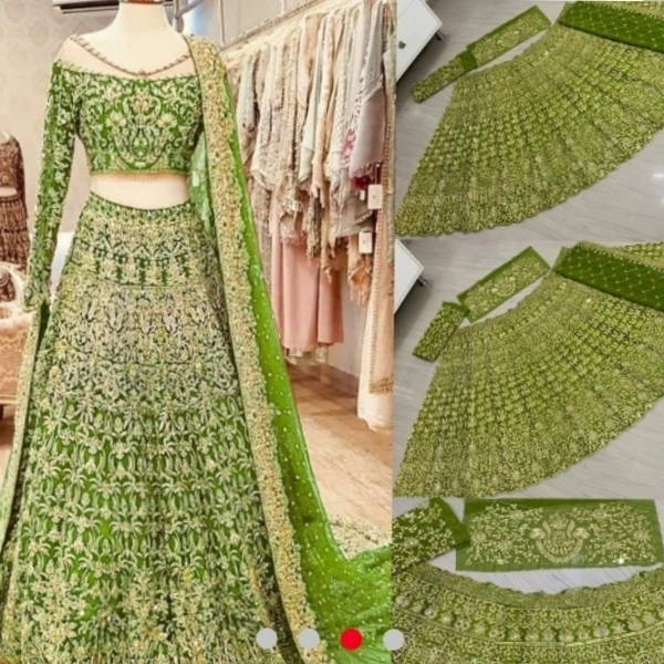 New Bridal Lehenga - Green