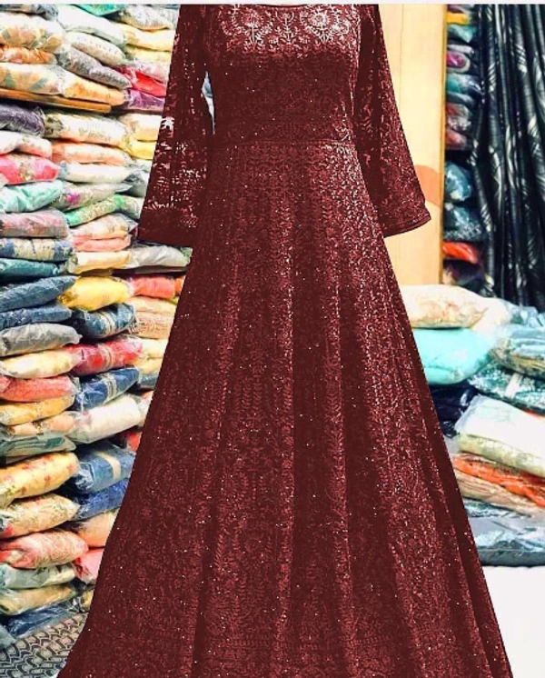 LONG GOWN - MAROON